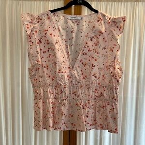 Just fab Women’s Blouse, Multi Floral, Sz XXL